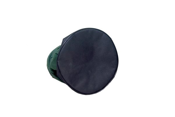 Balde de Lona Verde  Fundo de Nylon