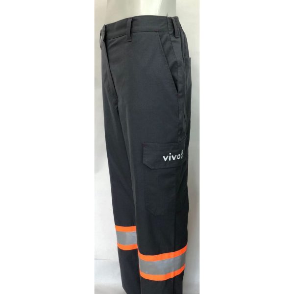 Calça 1/2 Elástico Cargo Na Cor Cinza - Padrão Vivo